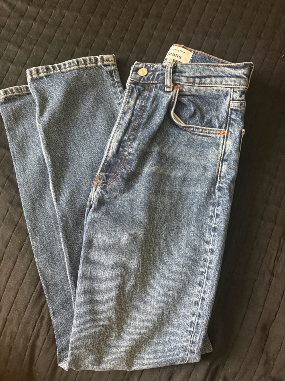 Like new Reformation Lisa high rise straight pants size 26